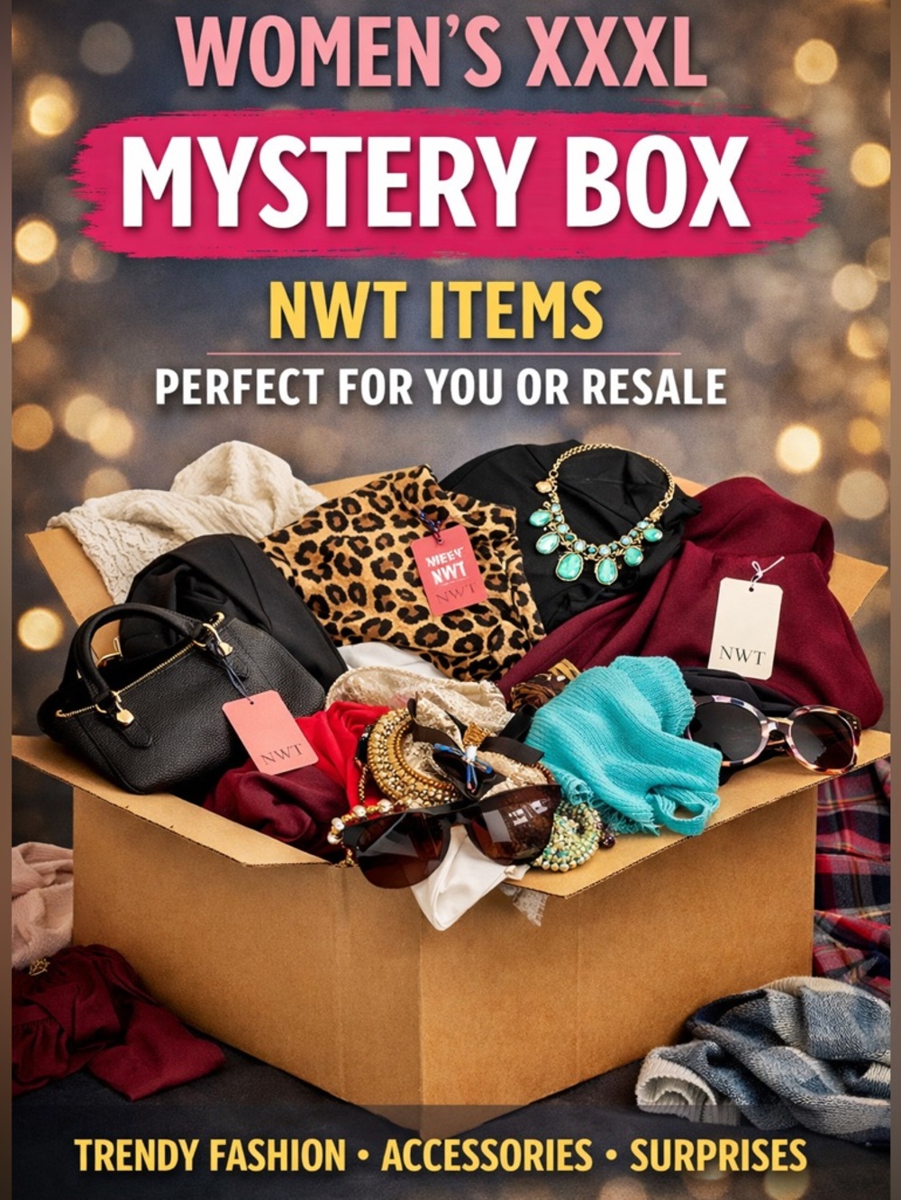 ALL NEW Size 3XL Women’s All New With Tags Mystery Box! - Picture 1 of 15